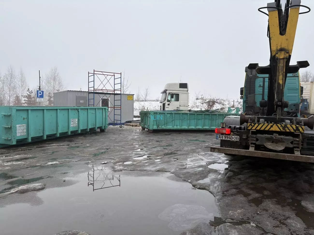 Вивіз будівельного сміття на вул. Академіка Заболотного у Києві — UPG